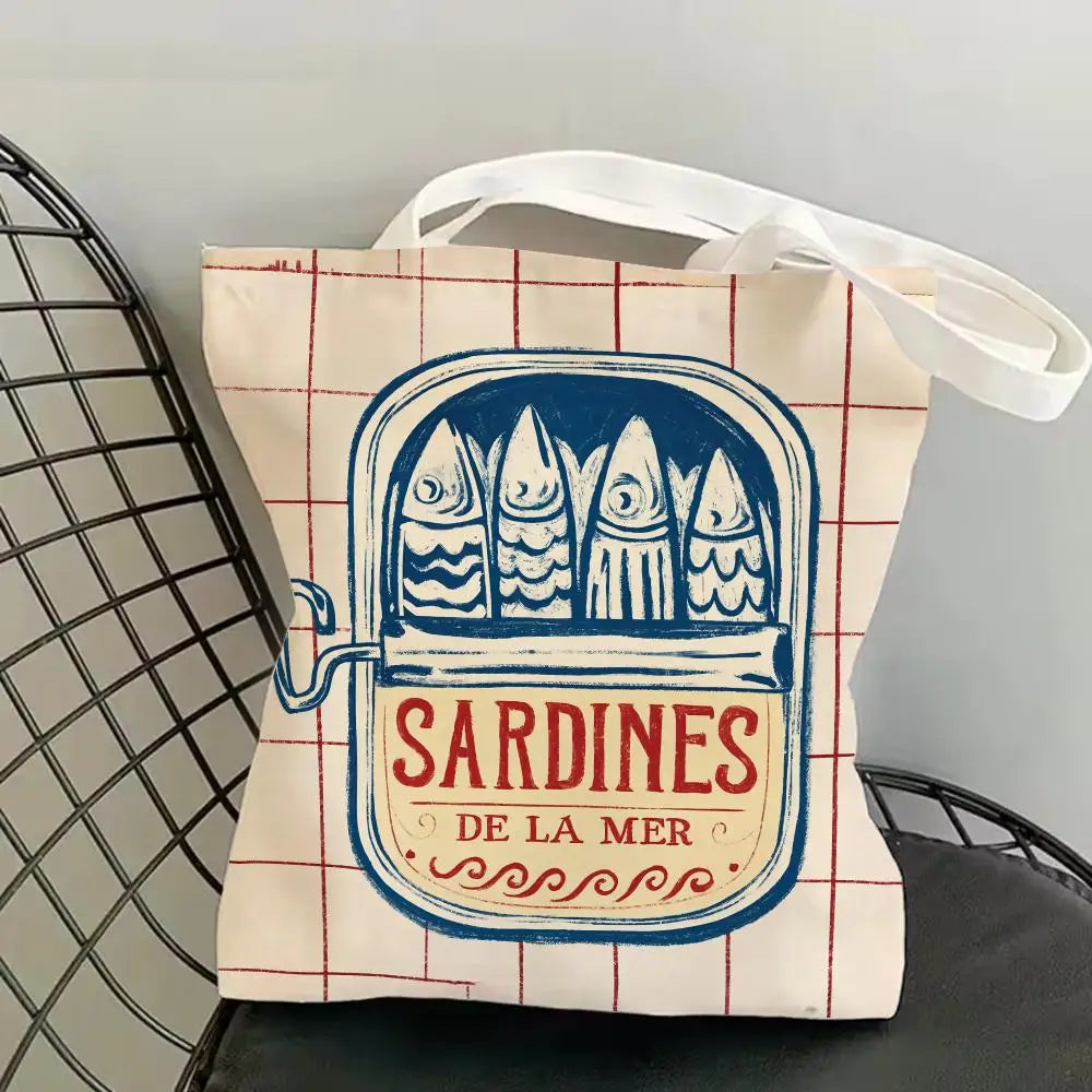 Sardine Can Canvas Tote Bag