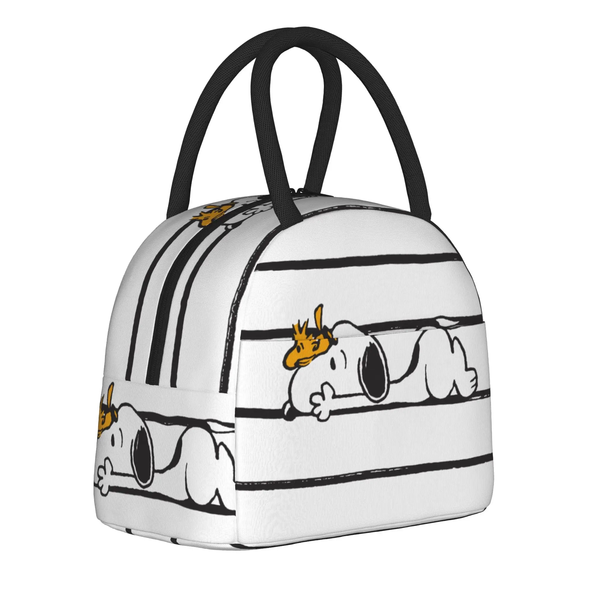 S-Dog-Snoopies Cartoon  Insulated Lunch Bag Cooler Bag Lunch Container  Leakproof Lunch Box Tote for Men Women Office  Picnic