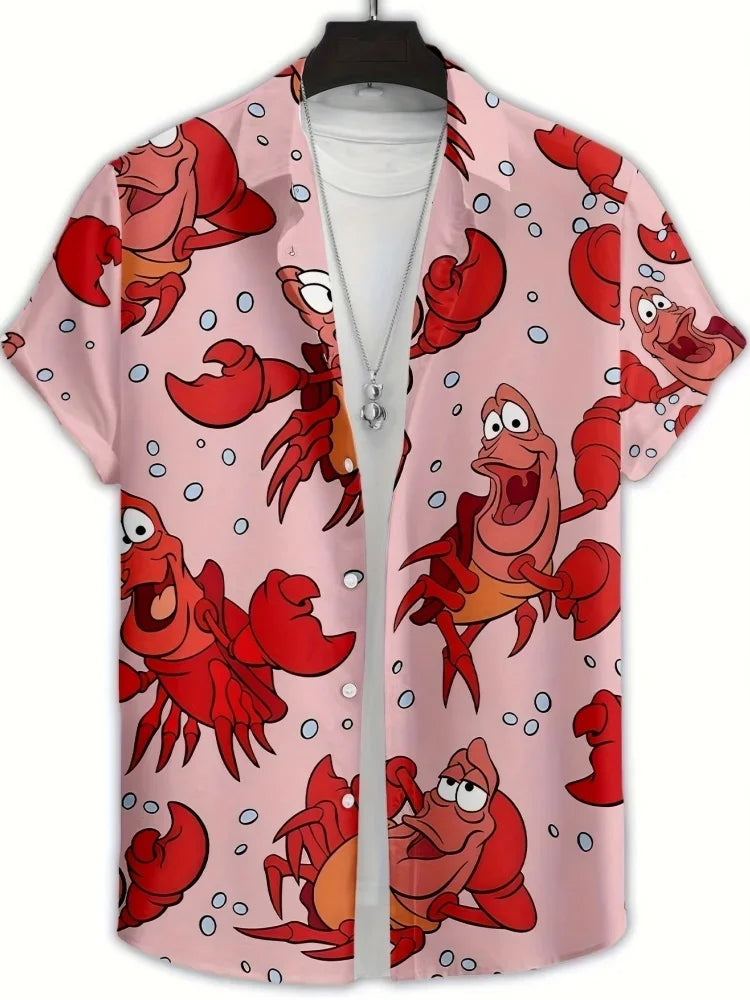 Sebastian the Crab Men’s Hawaiin Shirt