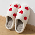Heart Fuzzy House Slippers