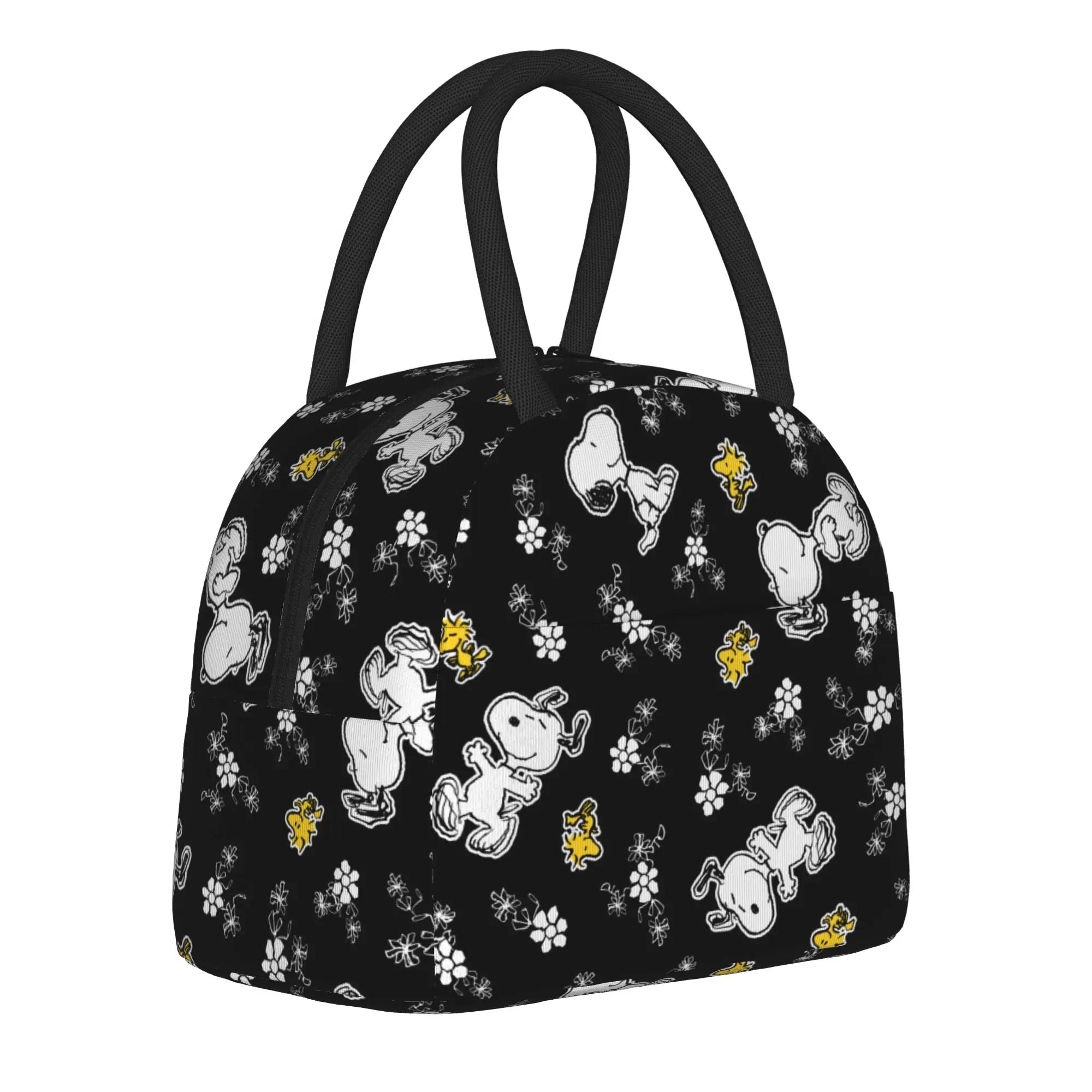 S-Dog-Snoopies Cartoon  Insulated Lunch Bag Cooler Bag Lunch Container  Leakproof Lunch Box Tote for Men Women Office  Picnic