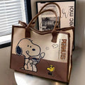 HOT Selling Snoopy Woodstock Cartoon Large Capacity Shoulder Commuter Tote Bag