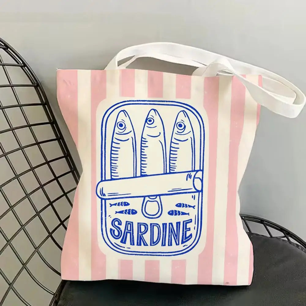 Sardine Can Canvas Tote Bag