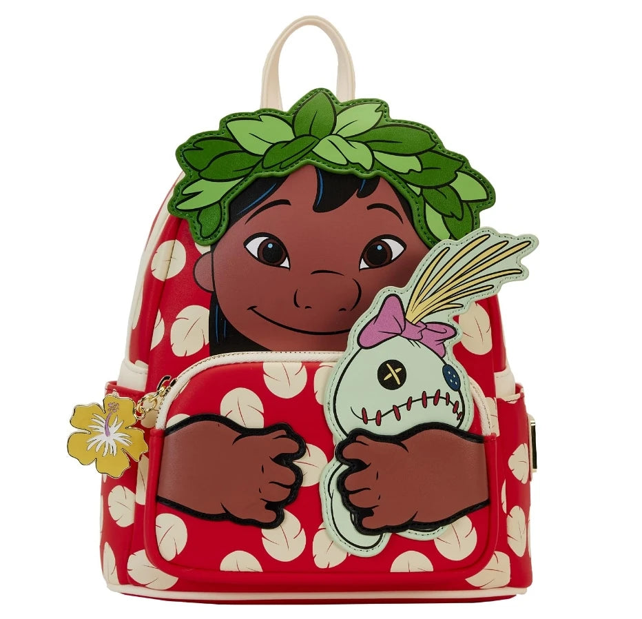 Loungefly backpacks, several varieties
