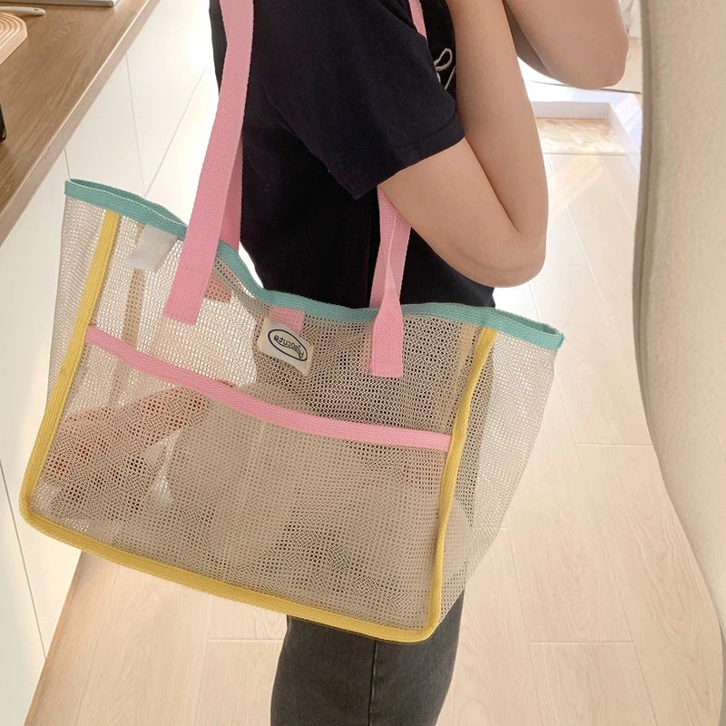 Mesh Beach Tote Bag