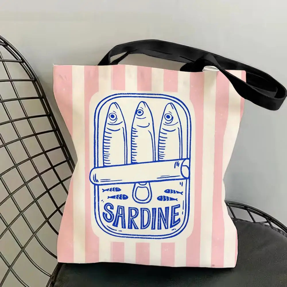 Sardine Can Canvas Tote Bag