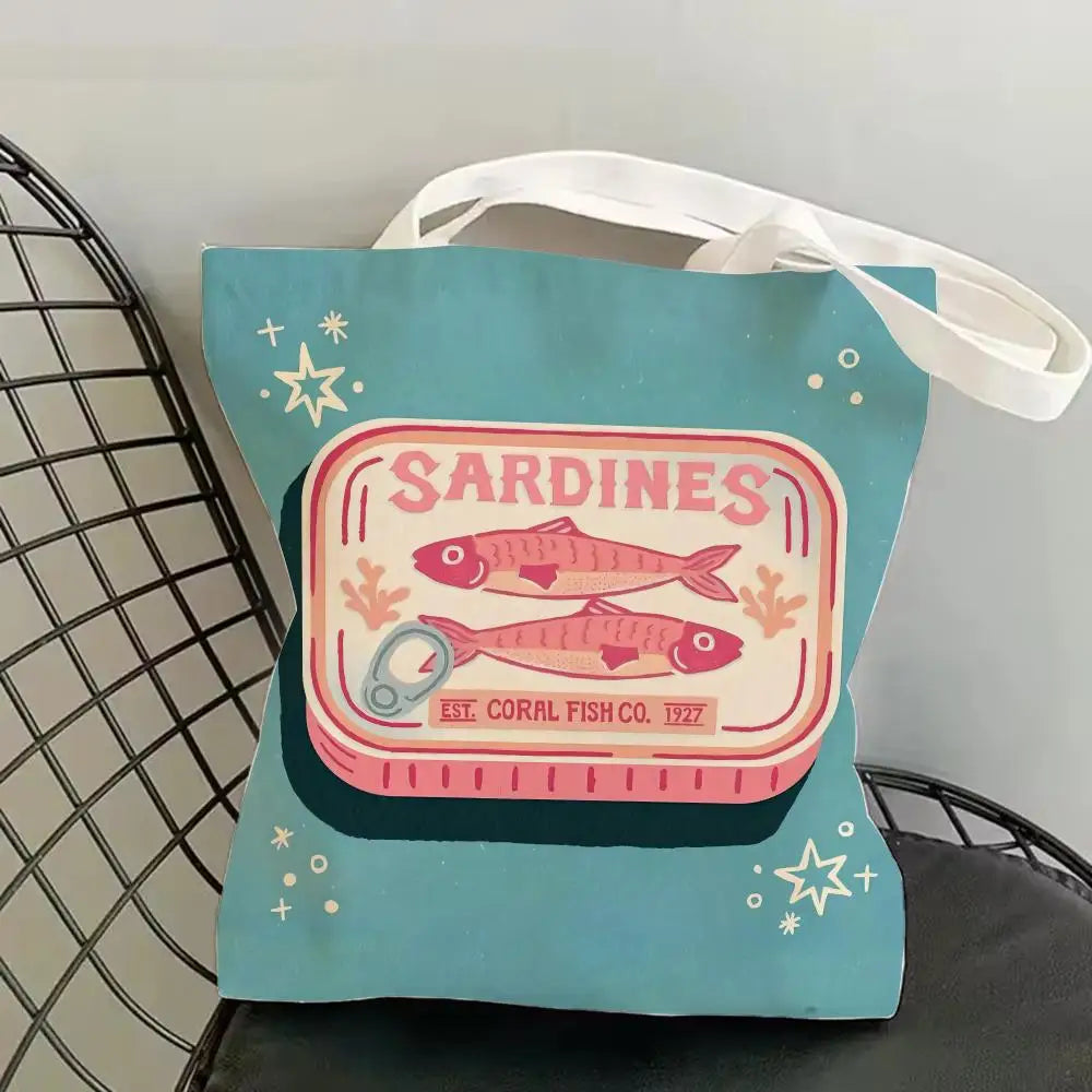 Sardine Can Canvas Tote Bag