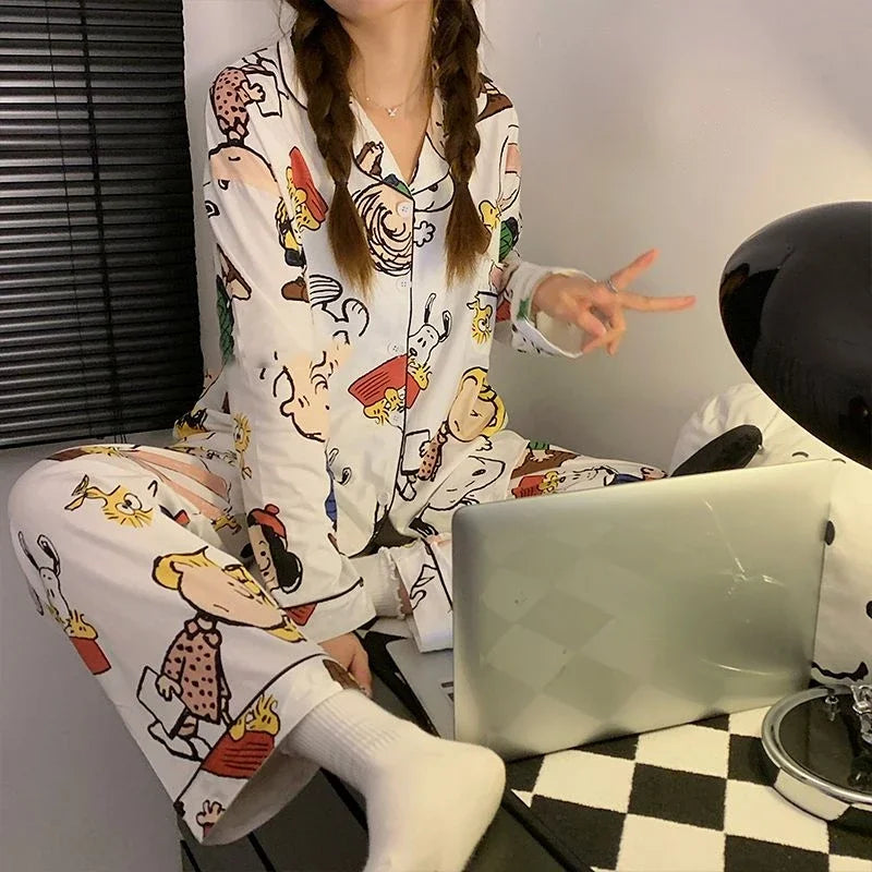 SnoopyPeanuts Cartoon Pajamas