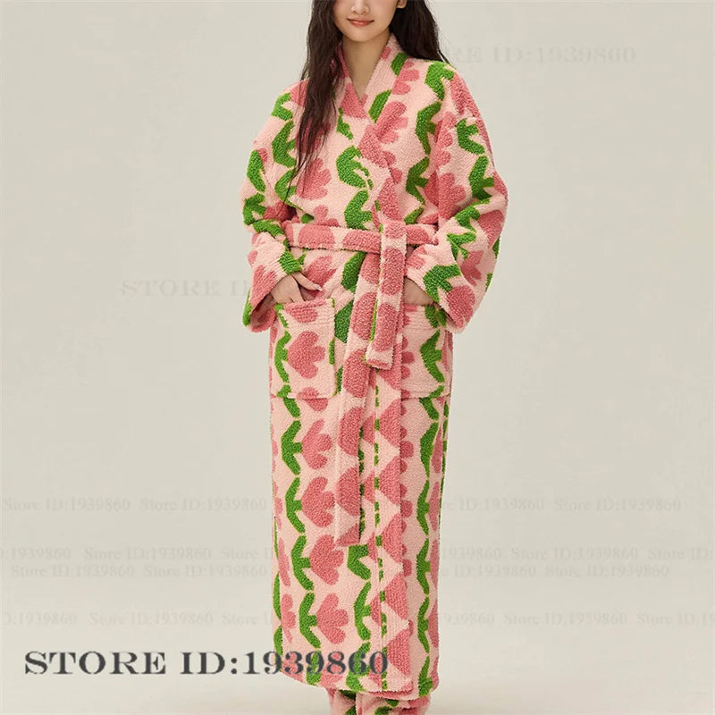 Thick Coral Fleece Robe