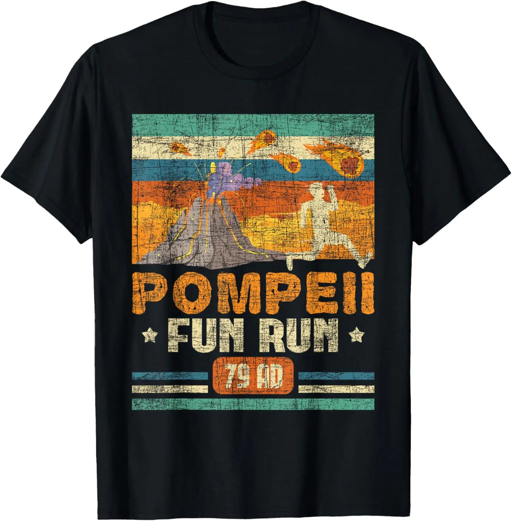 Pompeii Fun Run - Geography Volcanologist Volcanology T-Shirt Small