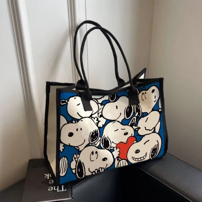 New Snoopy Cartoon Canvas Tote Bag