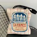 Sardine Can Canvas Tote Bag