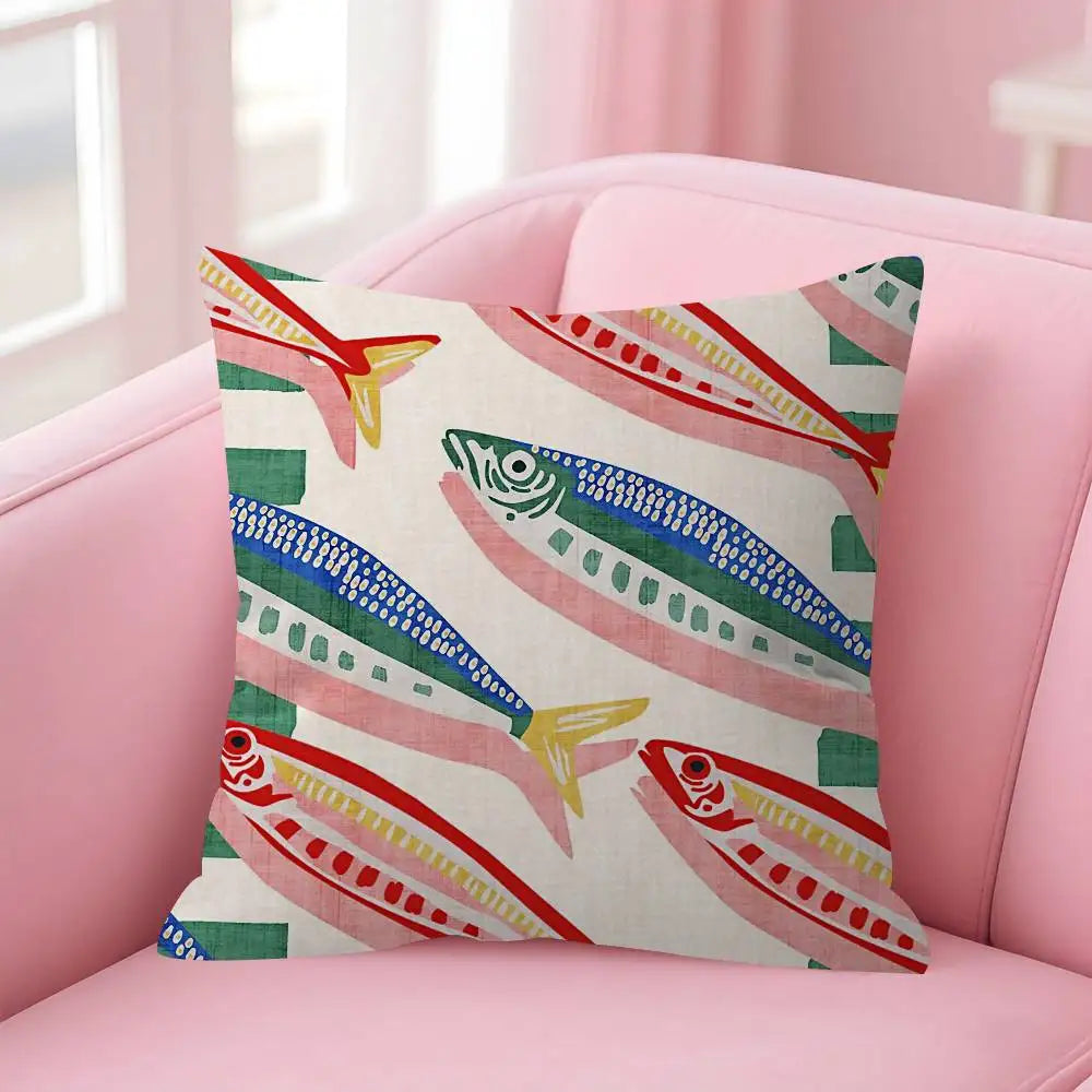 Sardine Can Decorative Pillow Cover