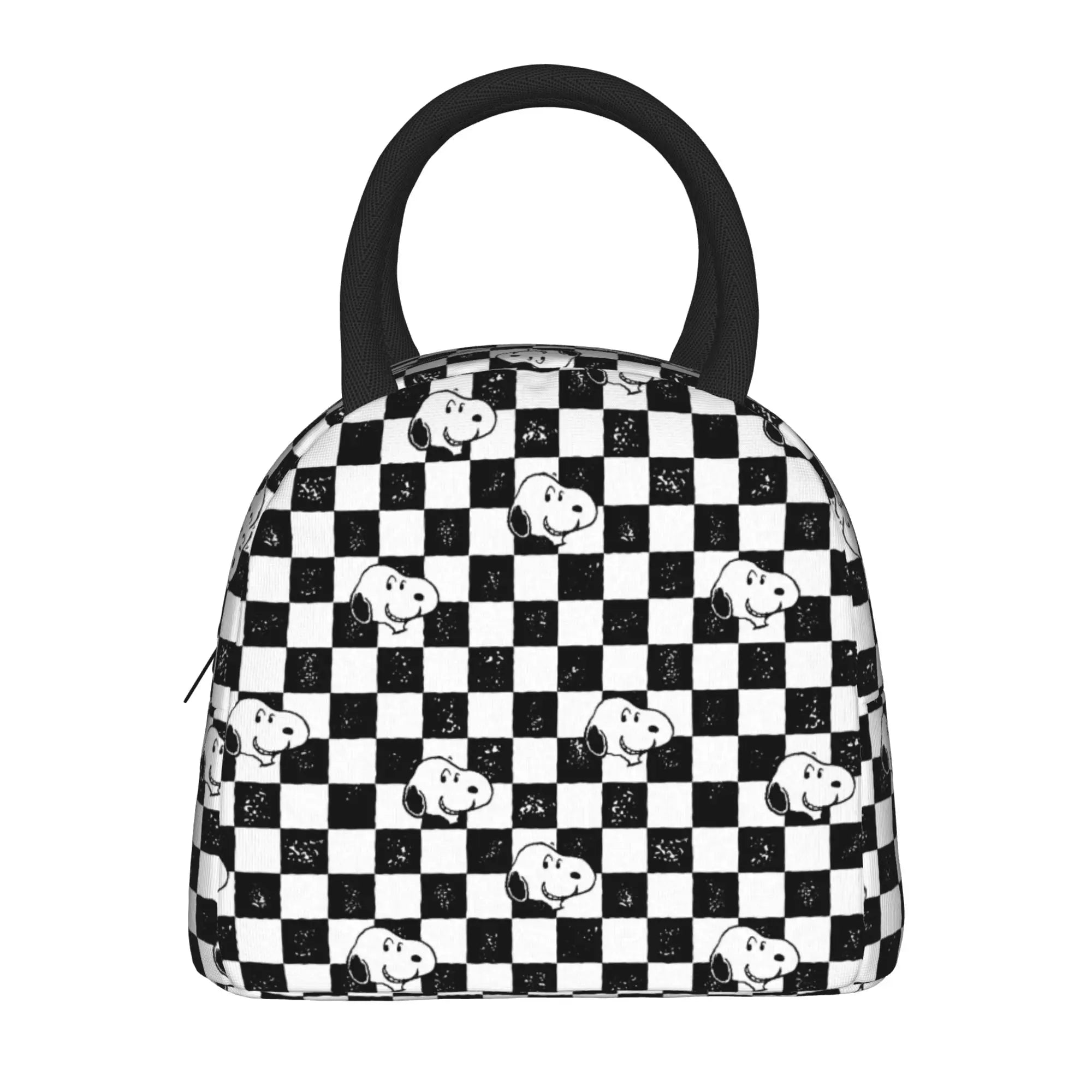 Snoopy Ice Cream Insulated Lunch Bag Cooler Bag Lunch Container Cartoon Leakproof Tote Lunch Box for Men Women Work  Picnic