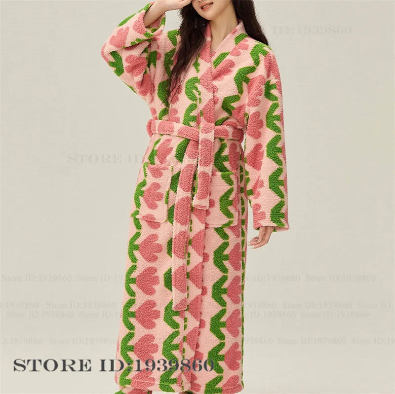Thick Coral Fleece Robe
