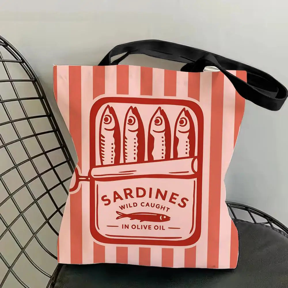 Sardine Can Canvas Tote Bag