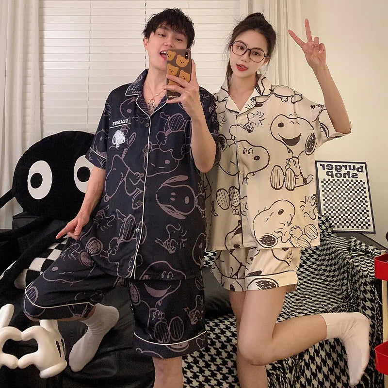 3pc/Set Cartoon Snoopy Pajamas Set