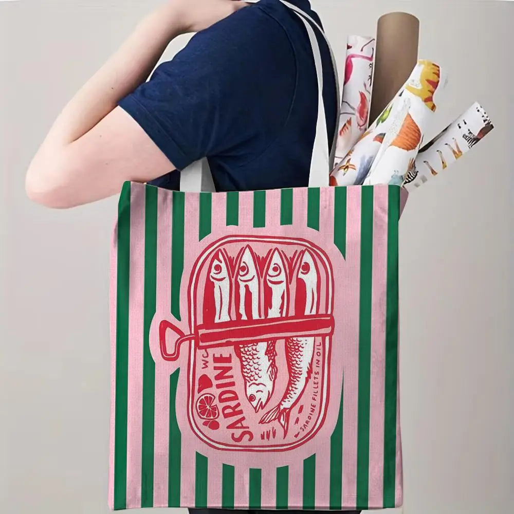 Sardine Can Canvas Tote Bag
