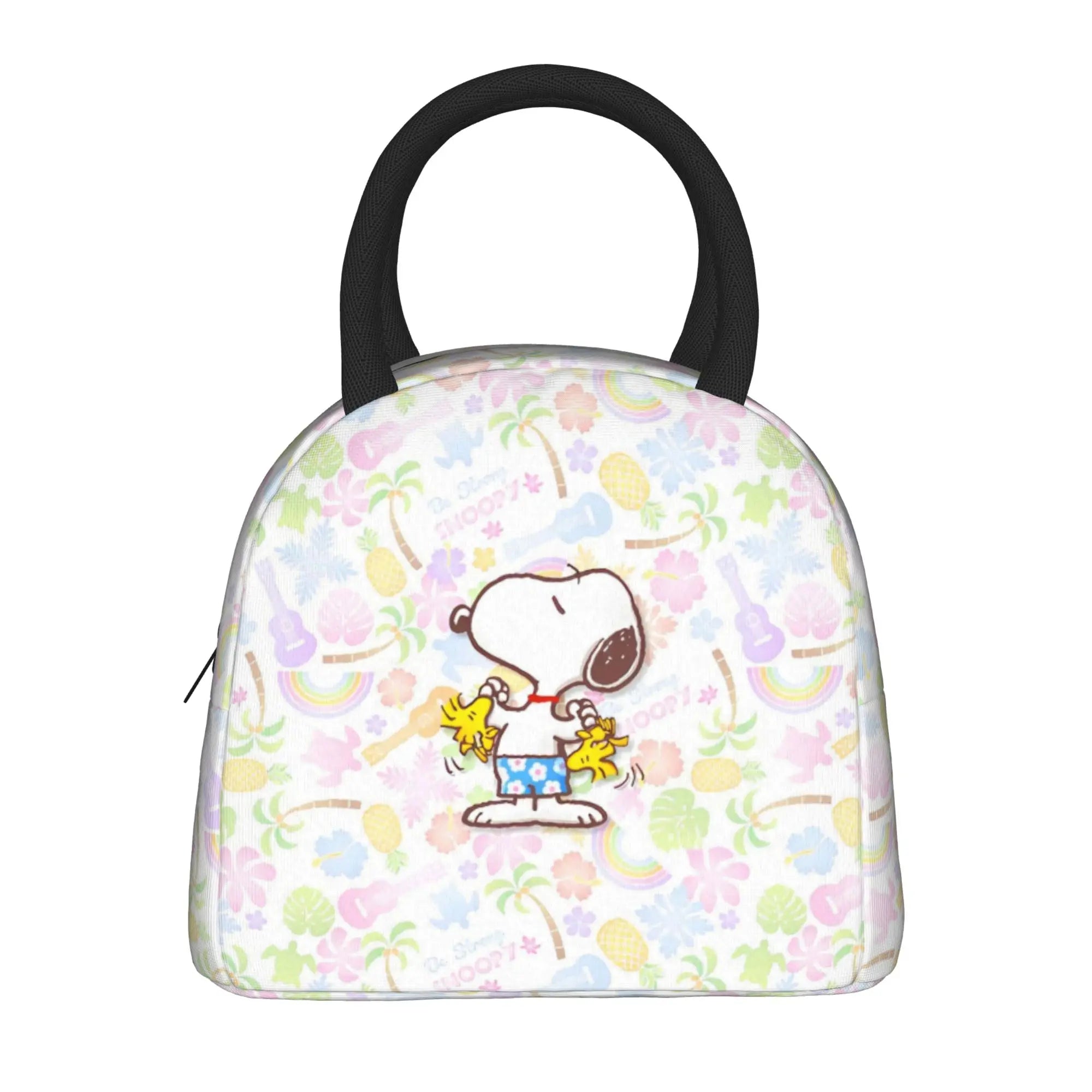 Snoopy Ice Cream Insulated Lunch Bag Cooler Bag Lunch Container Cartoon Leakproof Tote Lunch Box for Men Women Work  Picnic