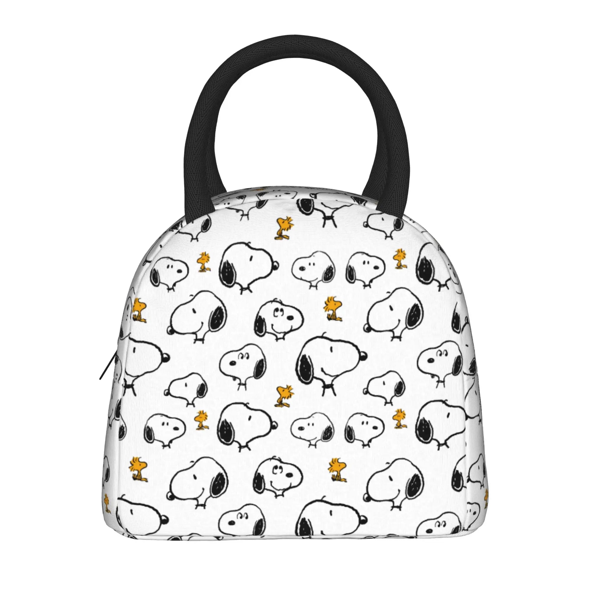 Snoopy Ice Cream Insulated Lunch Bag Cooler Bag Lunch Container Cartoon Leakproof Tote Lunch Box for Men Women Work  Picnic