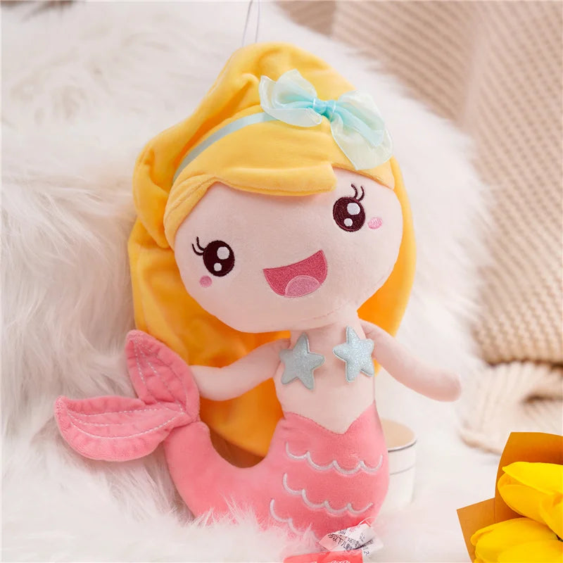 Princess Mermaid Plush Doll — Soft Stuffed Toy for Kids