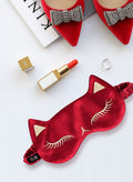 Cute Cat Sleep Mask with Breathable Light Blocking Design