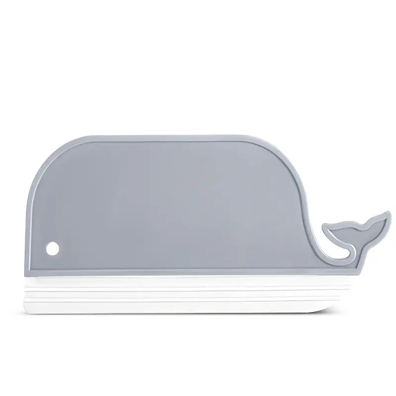 Whale Scraper for Bathroom Mirror and Countertop Cleaning