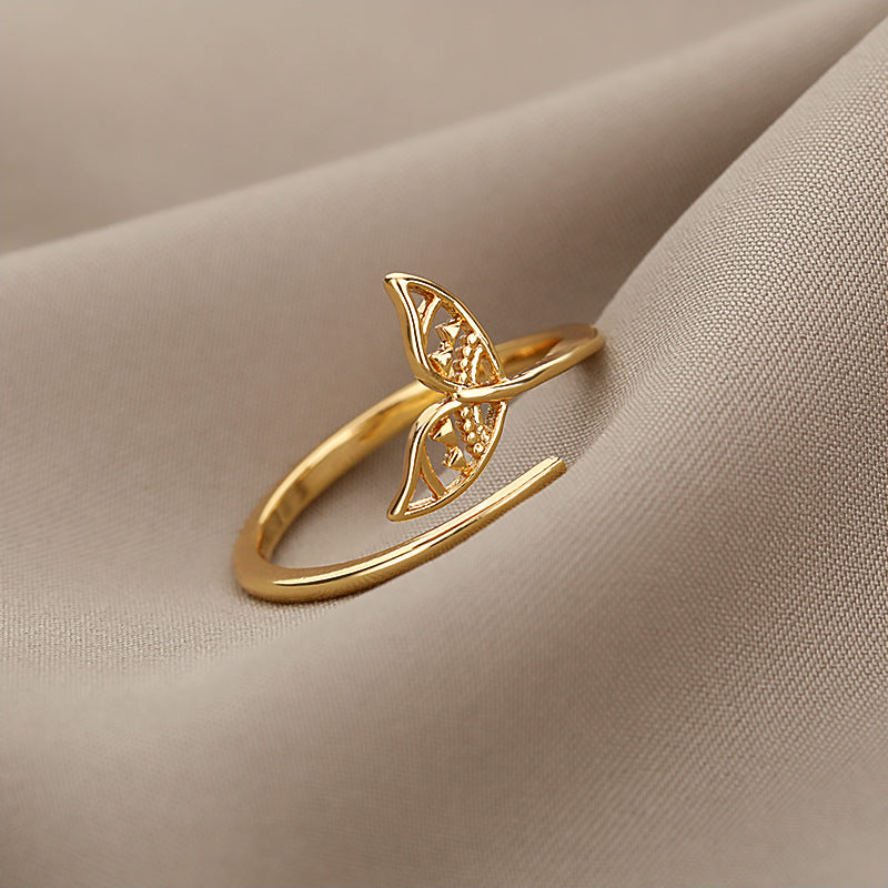 Adjustable Mermaid Tail Ring