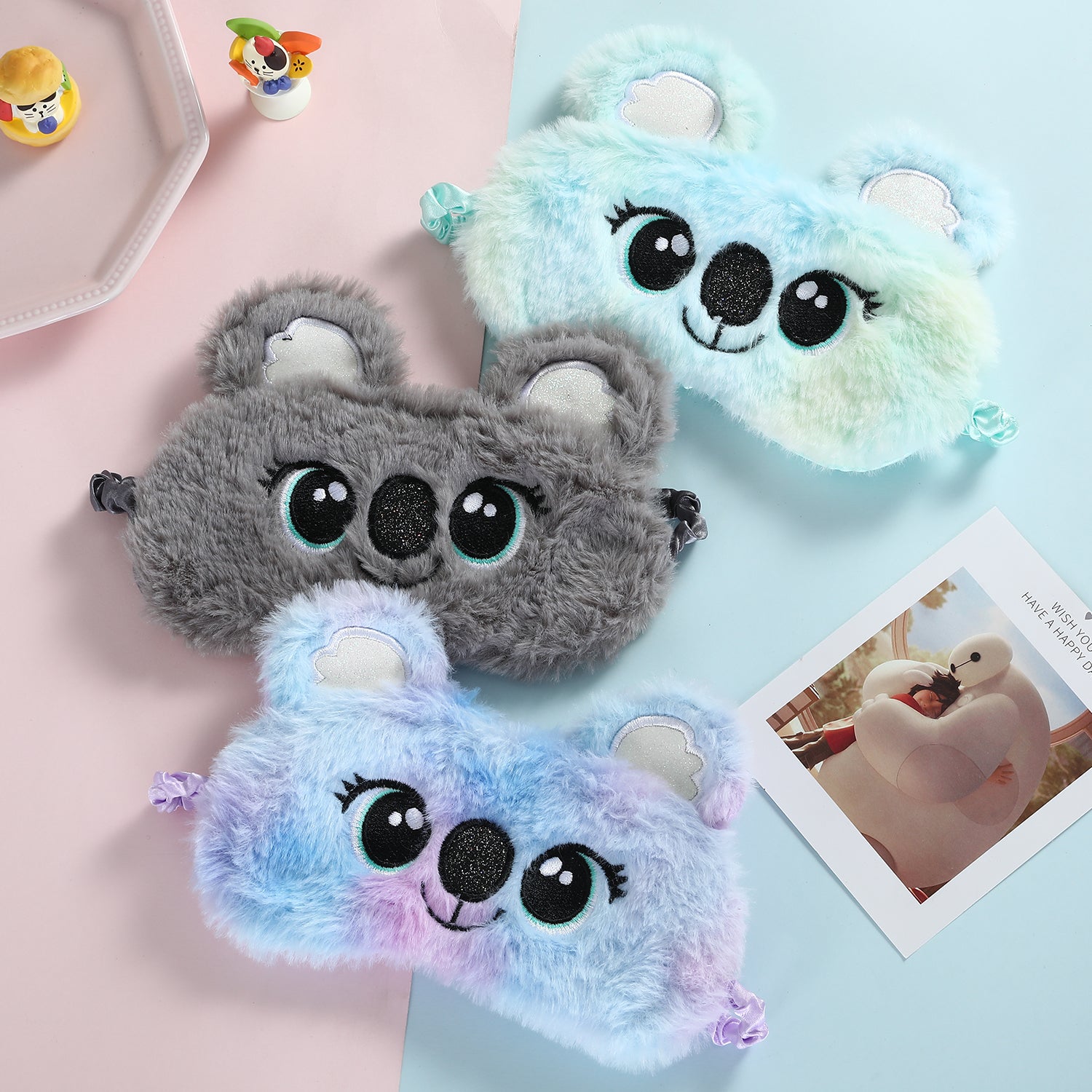 Cute Koala Blackout Eye Mask for Naps and Sleep