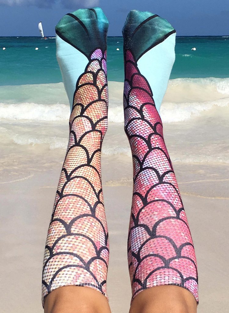 Mermaid Mid-Calf Socks (Pair)