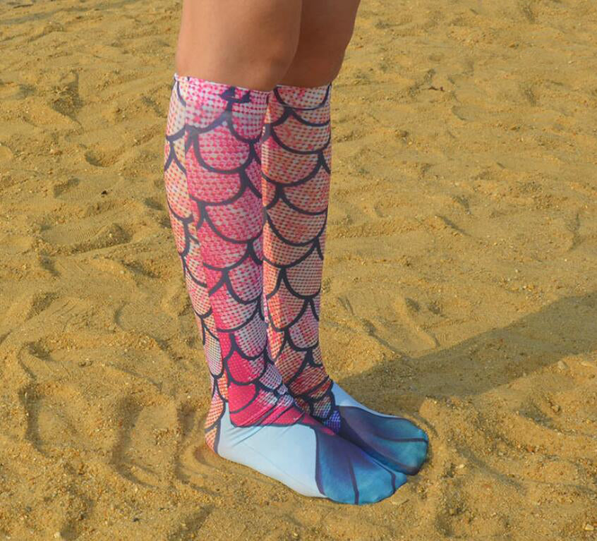 Women's Mermaid Print Socks