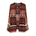 Autumn Floral Print Beach Cardigan for Women