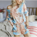 Summer Fashion Tie-Dye Loose Women's Two-Piece Set